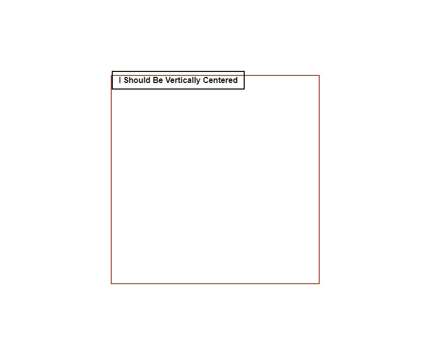 Demo before using CSS positioning to center items